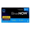 Box of 2 BinaxNow Covid-19 Antigen Self Test kits for infection detection