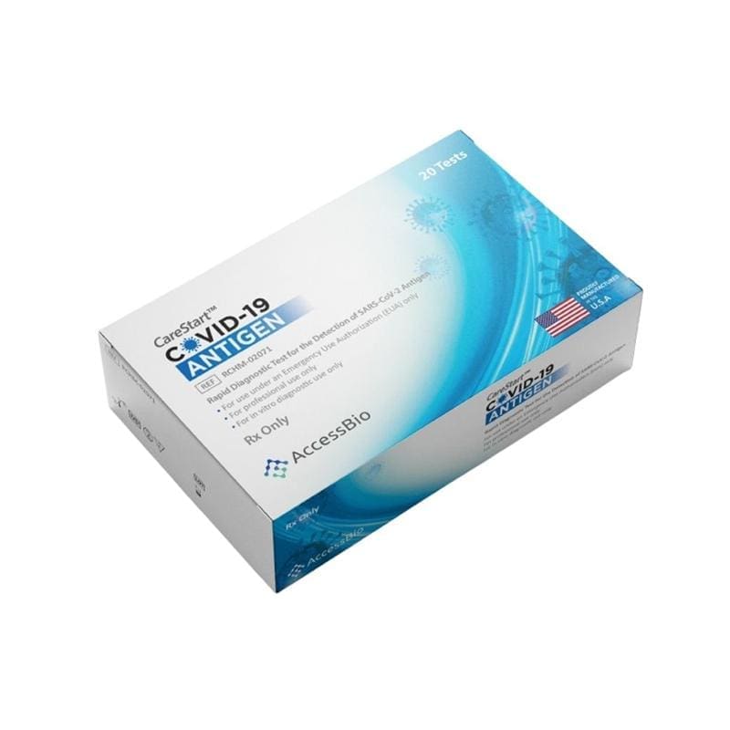 CareStart COVID-19 Antigen Rapid POC Test - Peach Medical Corp