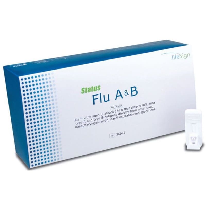 Status Flu-A&B 25 Test Kit: Convenient Testing for Influenza A and B with 25 Tests