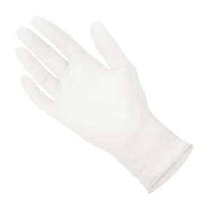Close-up of MEDGLUV NitraGrip Nitrile Exam Gloves MGSE5120 Series, showcasing the 12" length and durable construction.