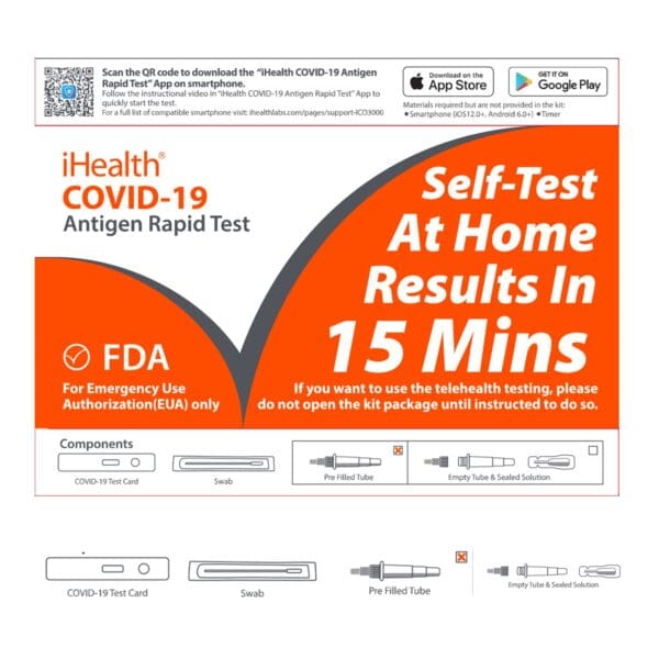 Health COVID-19 Test Kit landing page image
